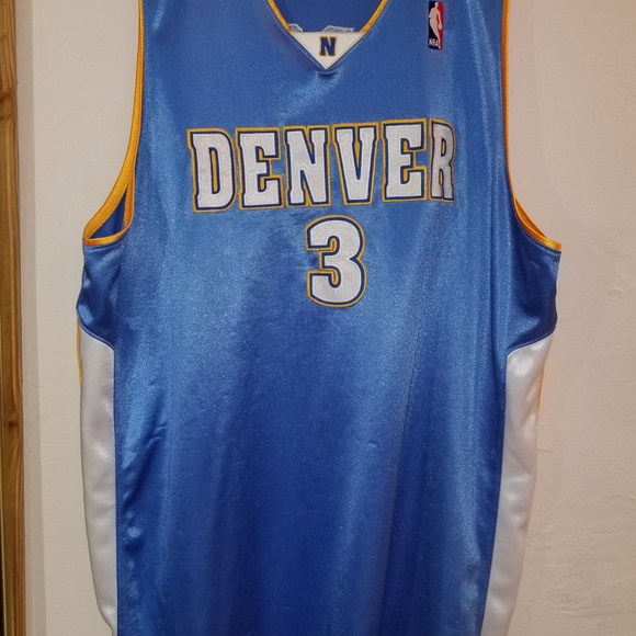 COPY - NBA Authentic Allen Iverson Denver Nuggets Jersey - Picture 1 of 3